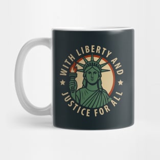 With Liberty And Justitice For All Mug